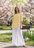 Ruffle Linen/cotton Tunic