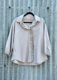 Cotton Front Ruffle Blouse