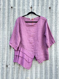 25-103AxL Ruffle Top