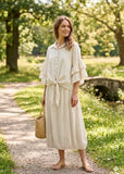 Bubble Linen skirt